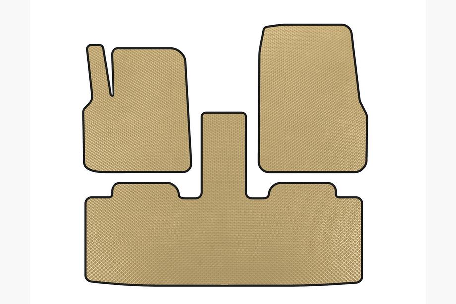 Renault Espace 2002-2014 EVA Fußmatten (2 Reihen, 7-Sitzer, Beige) Image
