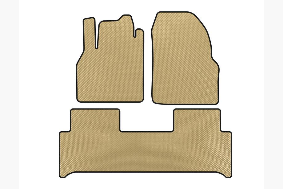 Renault Scenic/Grand 2003-2009 EVA Fußmatten (Beige) Image
