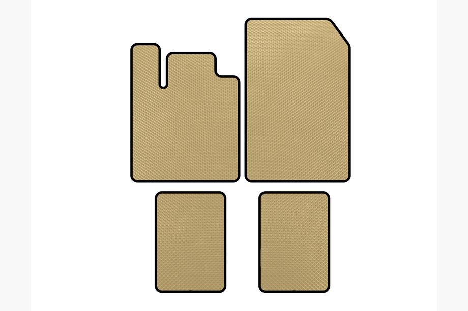 Renault Twingo 2007-2014 EVA Fußmatten (Beige) Image