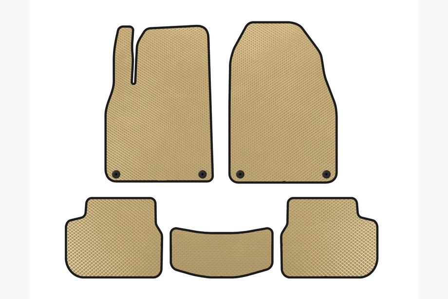 Saab 9-3 2002-2014 EVA Fußmatten (Beige) Image