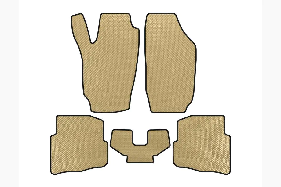 Seat Ibiza 2002-2009 EVA Fußmatten (Beige) Image