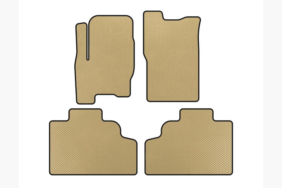 SsangYong Korando 1997-2006 EVA Fußmatten (Beige) Image