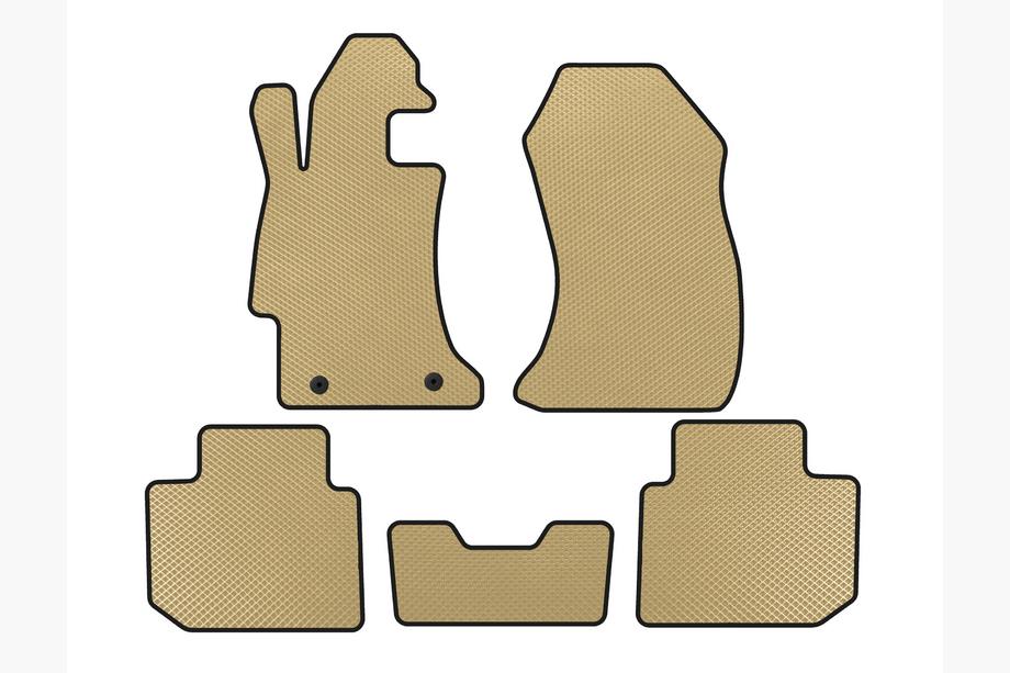 Subaru Impreza 2011-2016 EVA Fußmatten (SD, Beige) Image