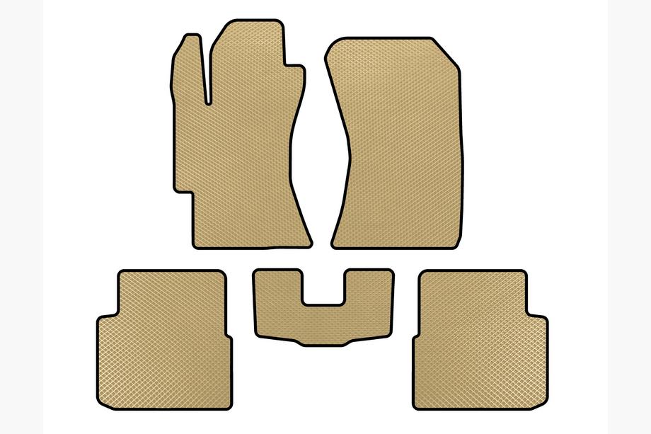 Subaru Impreza 2007-2011 EVA Fußmatten (HB, Beige) Image