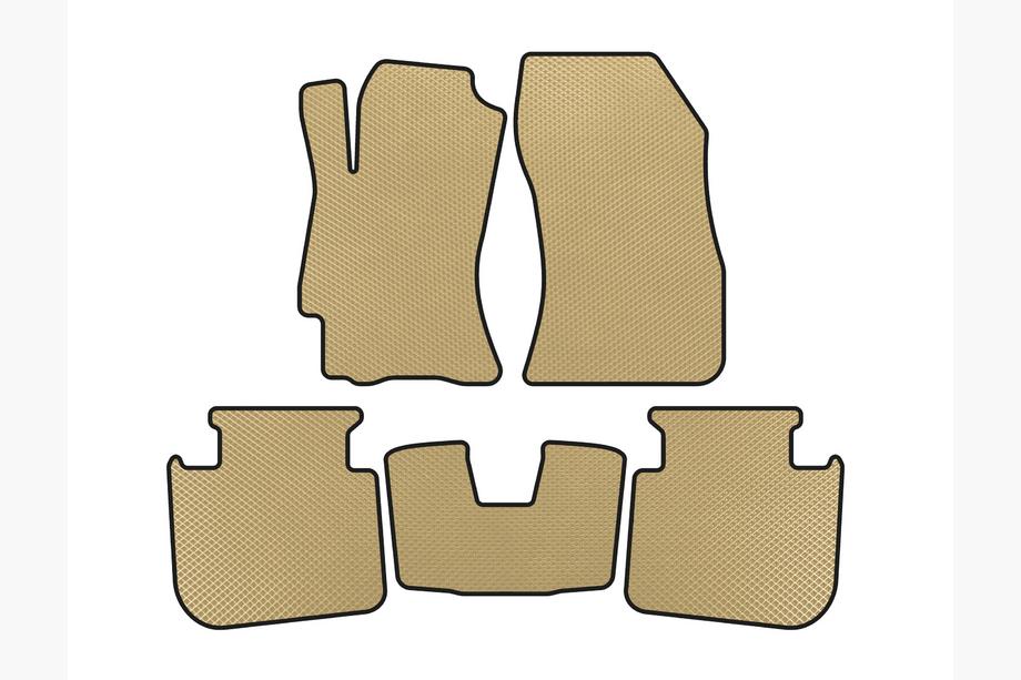 Subaru Legacy 2009-2014 EVA Fußmatten (2009-2013, SD, Beige) Image