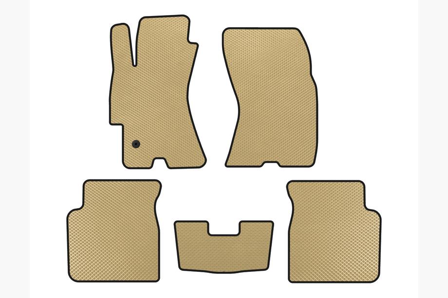 Subaru Outback 2005-2009 EVA Fußmatten (Beige) Image