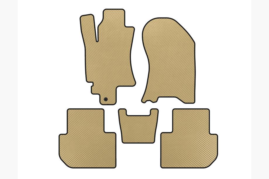 Subaru Tribeca 2005-2014 EVA Fußmatten (Beige) Image