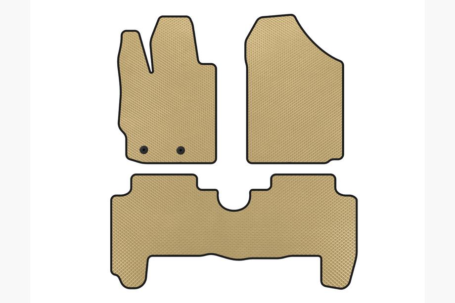 Toyota Yaris 2006-2011 EVA Fußmatten (HB, 5-Türer, Beige) Image