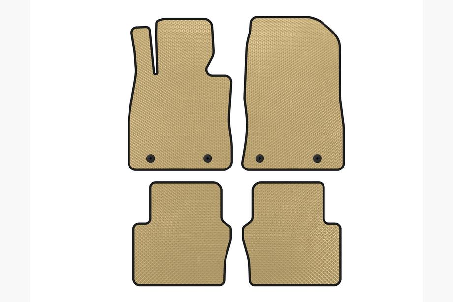 Toyota Yaris 2010-2020 EVA Fußmatten (Elektro, 2017-2020, SD, Beige) Image