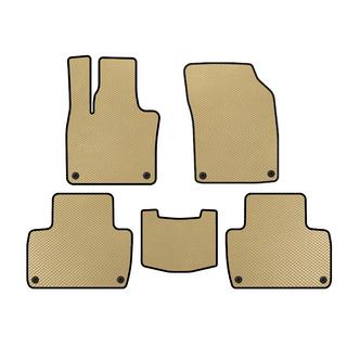 EVA Fußmatten (2 Reihen, Beige)