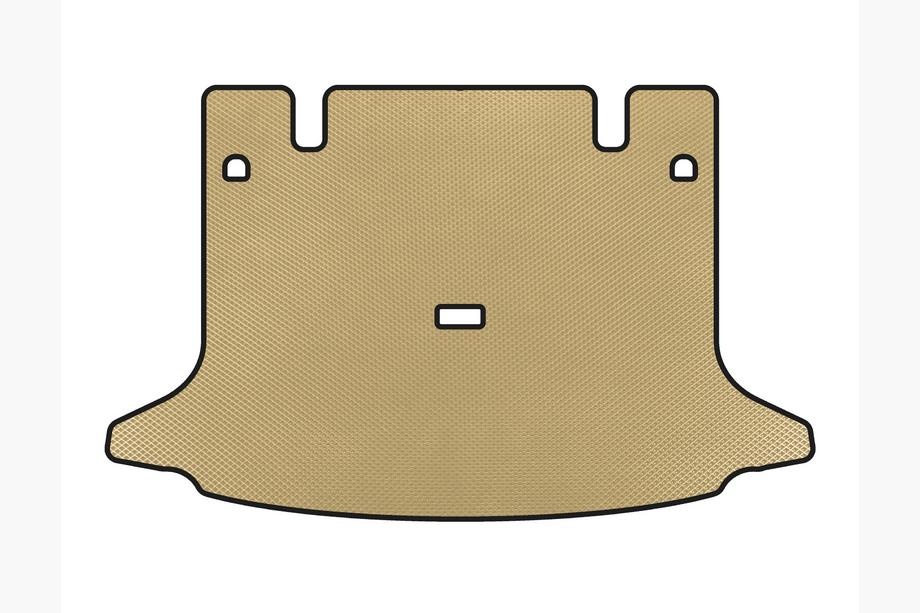 Dacia Logan I 2005-2008 Kofferraummatte EVA (SW, 7-Sitzer, Beige) Image