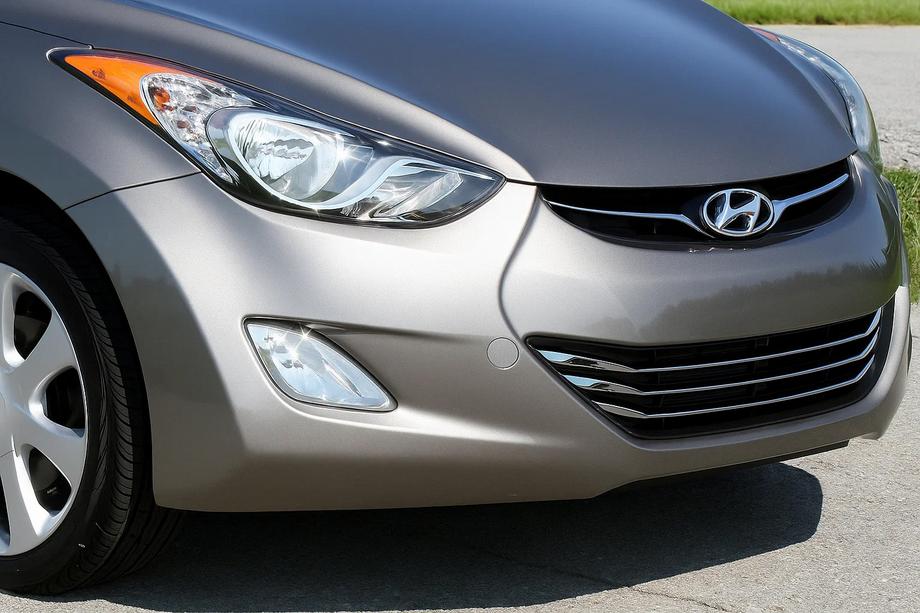 Hyundai Elantra (MD/UD) 2011-2015 Grillabdeckung (3 Stk, Edelstahl) Image