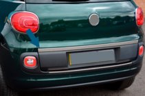 Fiat 500/500L 2013-2022 Kofferraumleiste Edelstahl Foto 3