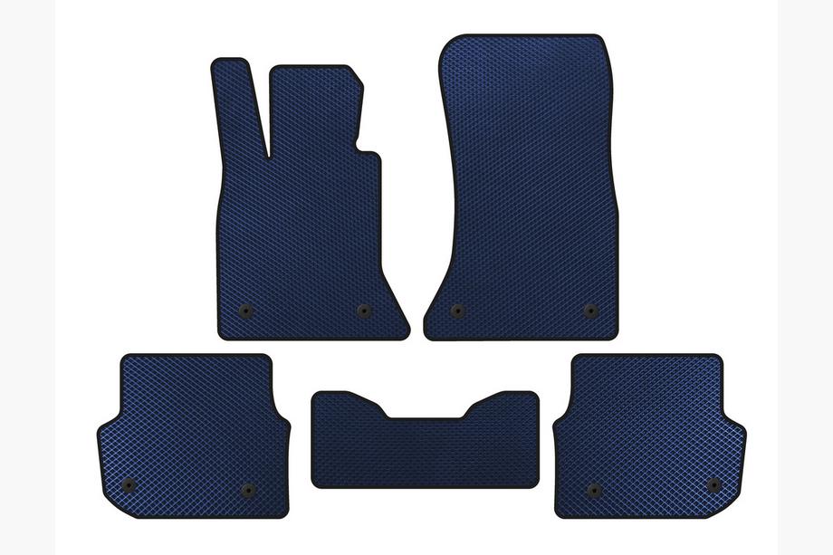 BMW 5 Series F10/F11 2010–2016 EVA Fußmatten (für F-11, Blau) Foto 1
