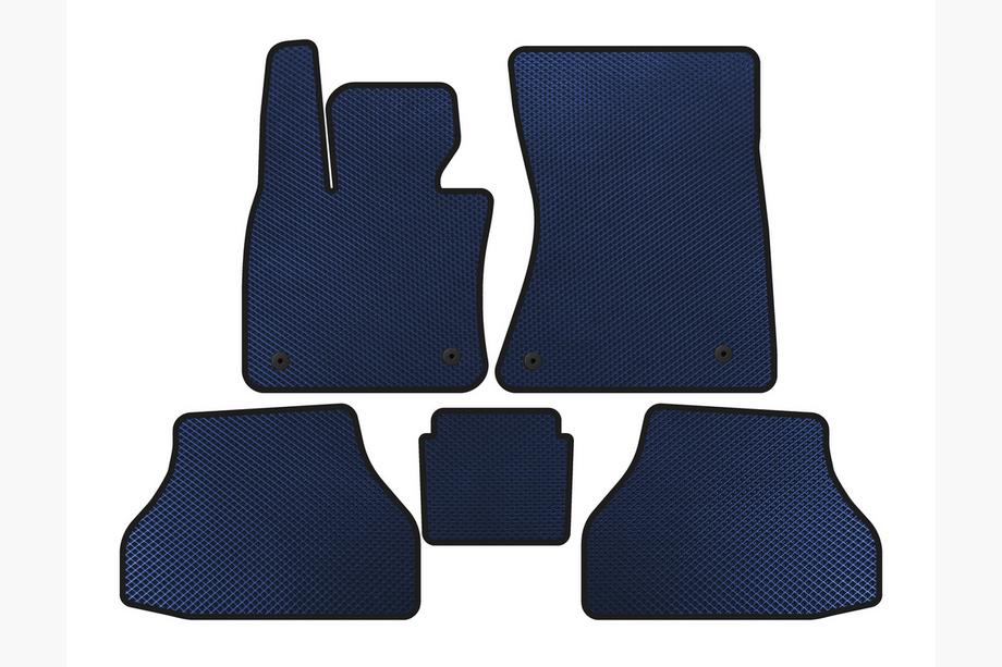 BMW X6 E71 2008–2014 EVA Fußmatten V2 (Blau) Image