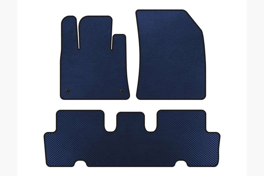 Citroen C-4 Picasso 2013–2022 EVA Fußmatten V1 (2 Reihen, Blau) Image