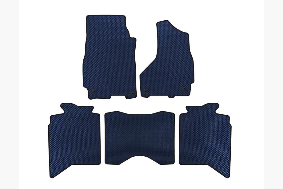 Dodge RAM (DS/DJ/D2) 2009–2024 EVA Fußmatten (2013+, 5-Sitzer, Blau) Image
