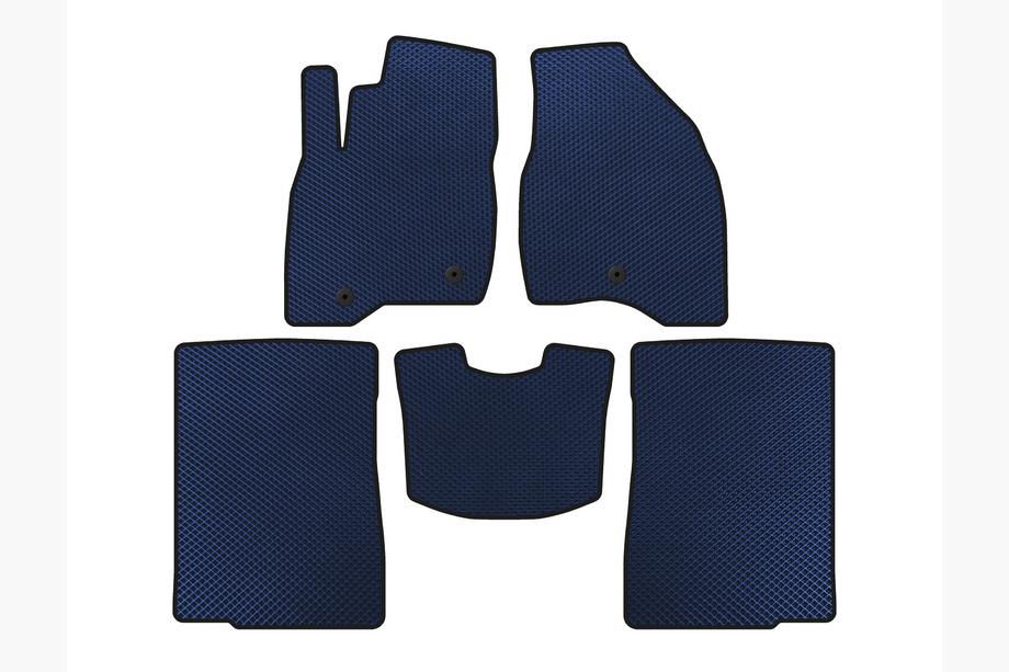 Ford Explorer 2011-2019 EVA Fußmatten (2015-2017, 2 Reihen, 7-Sitzer, Blau) Image