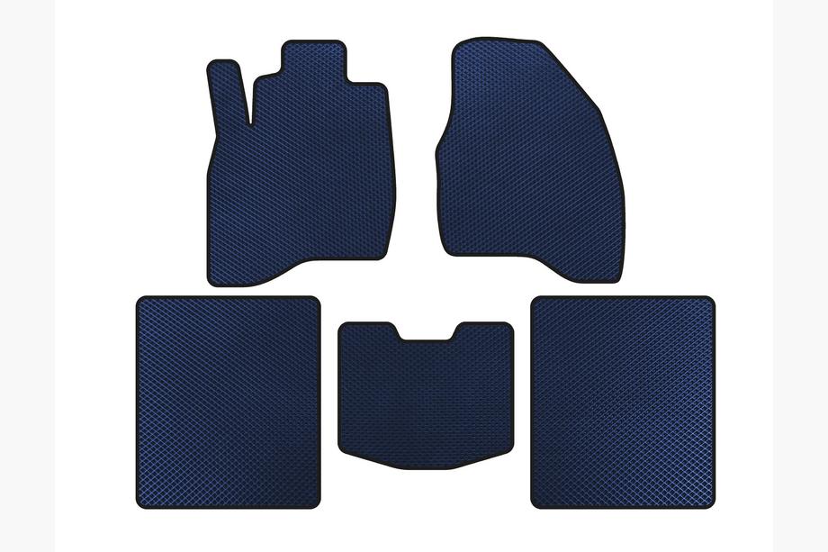 Ford Explorer 2011-2019 EVA Fußmatten (2015-2019, 5-Sitzer, Blau) Image