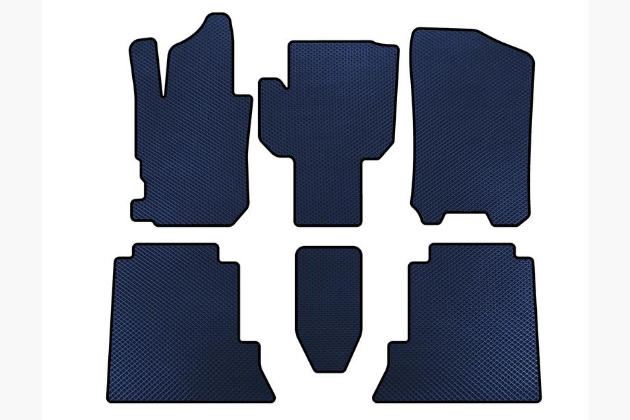 Honda FR-V 2004-2009 EVA Fußmatten (Blau) Image