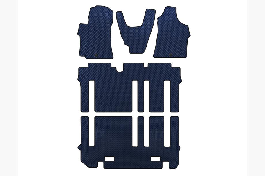 Hyundai H300, H1, Starex 2008-2020 EVA Fußmatten (Komplettset, Blau) Image