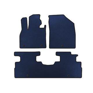 EVA Fußmatten (2 Reihen, 7-Sitzer, Blau)