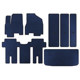 EVA Fußmatten (Komplettset, Blau)