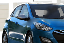 Hyundai I-30 2012-2017 Spiegelabdeckungen ohne Blinker (2 Stk., Edelstahl) OmsaLine - Italienischer Edelstahl Foto 1