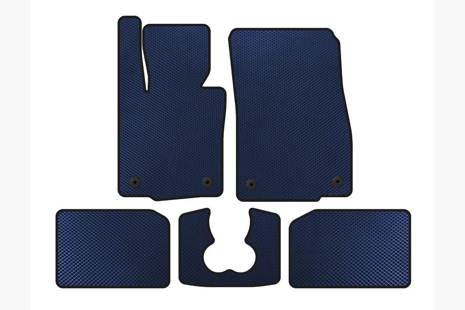 Mini Cooper F55/56/57 2014-2023 EVA Fußmatten (für S F55, 5-türig, Blau) Image