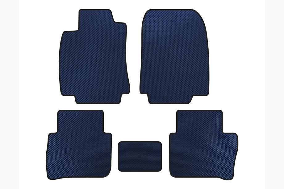 Nissan Tiida 2011-2014 EVA Fußmatten (HB, Blau) Image