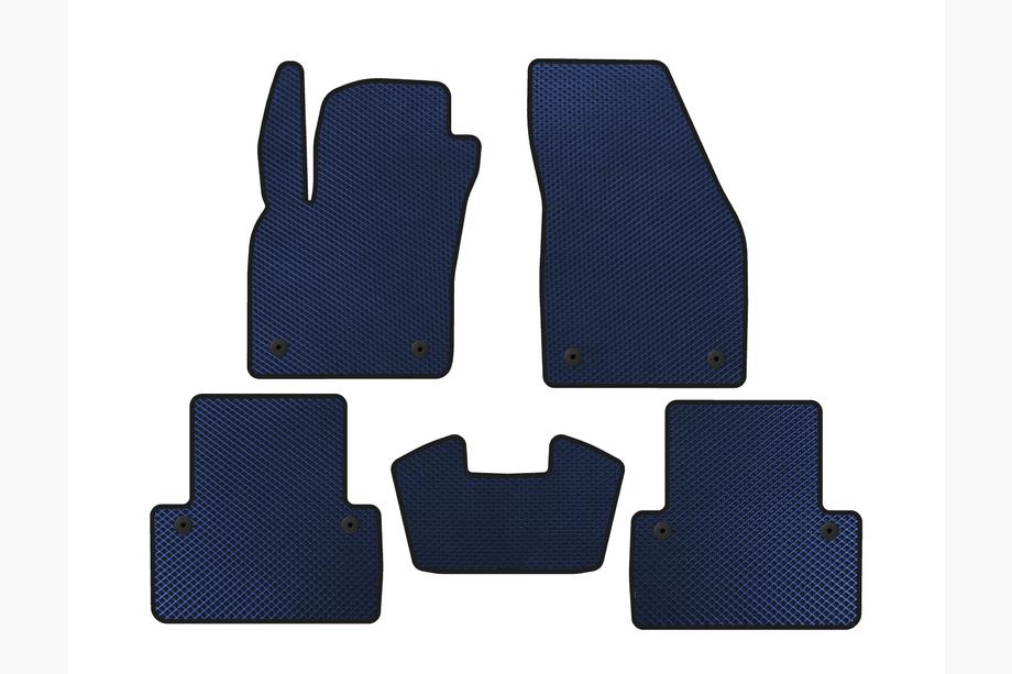 Volvo V50 2004-2012 EVA Fußmatten (2007-2012, SW, Blau) Image