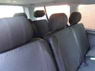 Volkswagen T5 Transporter 2003-2010 Autositzbezüge (Kunstleder↗Stoff, Premium) Foto 5