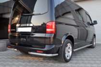 Volkswagen T5 Multivan 2003–2010 Hintere Eckschutzrohre AK003 (2 Stk., Edelstahl) Foto 2