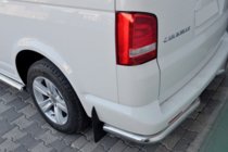 Volkswagen T5 2010-2015 Hintere Eckschutzrohre AK003 (2 Stk., Edelstahl) Foto 9