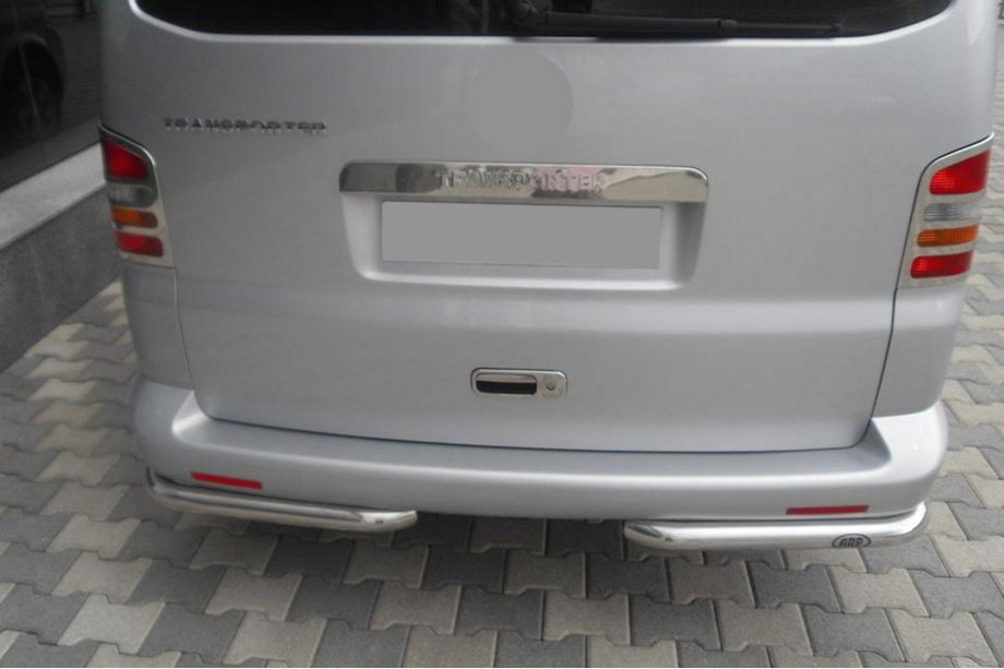 Volkswagen T5 2010-2015 Hintere Eckschutzrohre AK003 (2 Stk., Edelstahl) Image