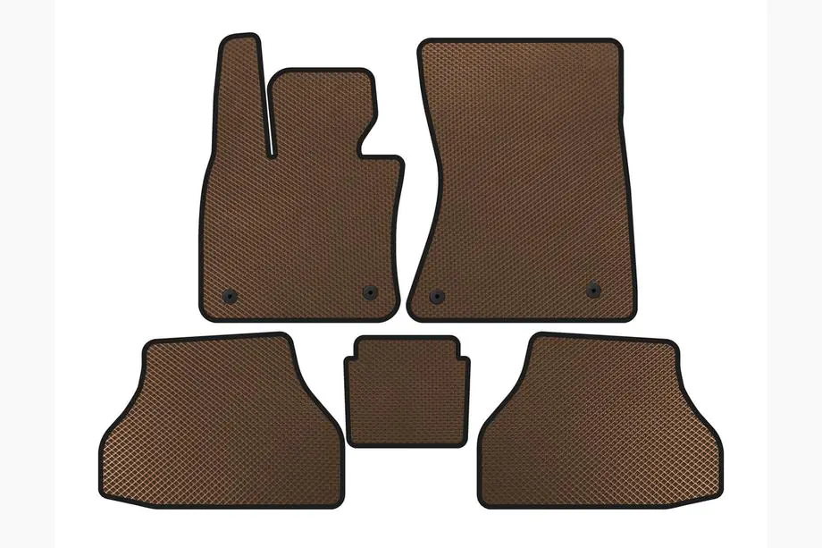 BMW X6 E71 2008–2014 EVA Fußmatten V2 (Braun) Image