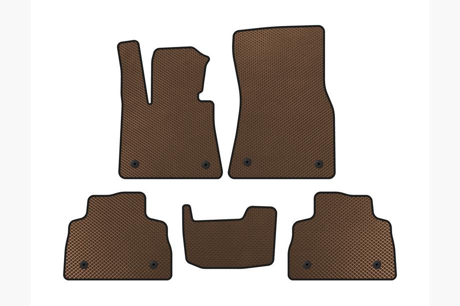 BMW X6 G06 2019–2027 EVA Fußmatten (Braun) Image