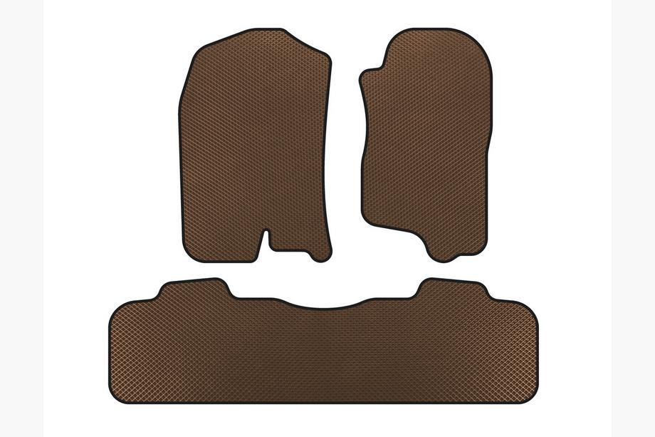 Chevrolet Tahoe 2007-2014 EVA Fußmatten (2 Reihen, 2007-2014, Braun) Image
