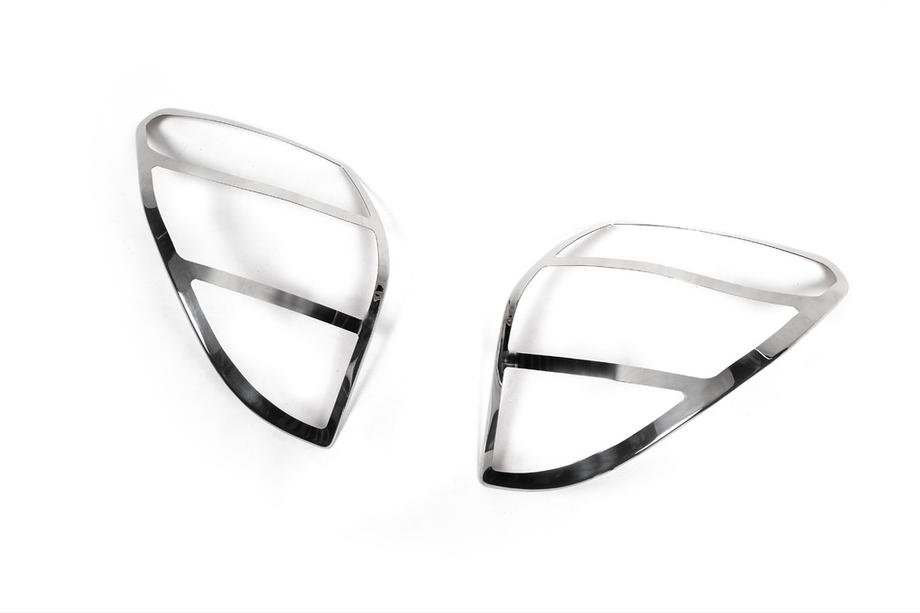 Toyota Rav 4 2006-2013 Chrom Blenden für Rückleuchten 2006-2009 (2 Stk., Edelstahl) Foto 2