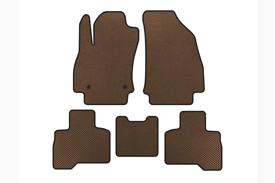 Fiat Fiorino/Qubo 2008-2024 EVA Fußmatten (Für Qubo 2008-2016, Braun) Image