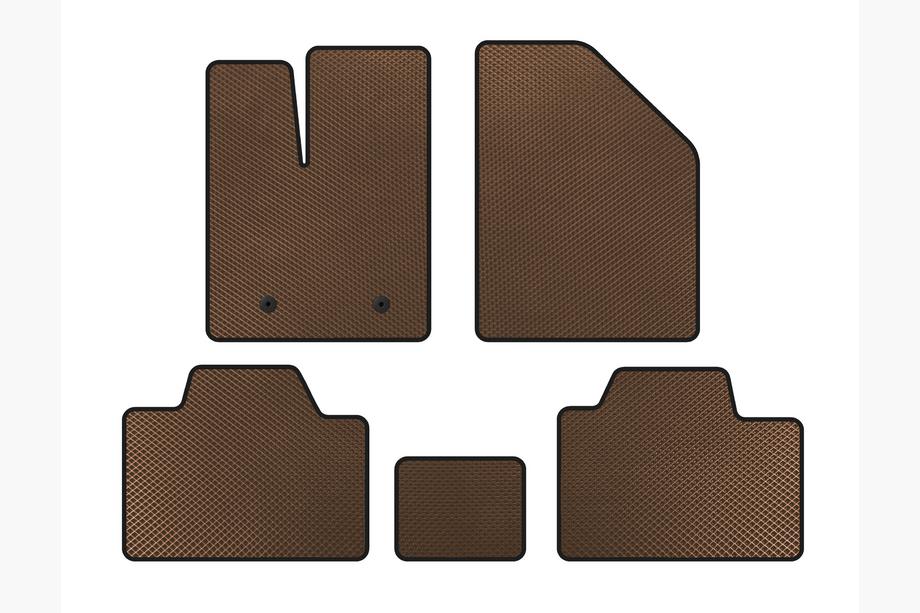 Ford Edge 2006-2014 EVA Fußmatten (Braun) Image