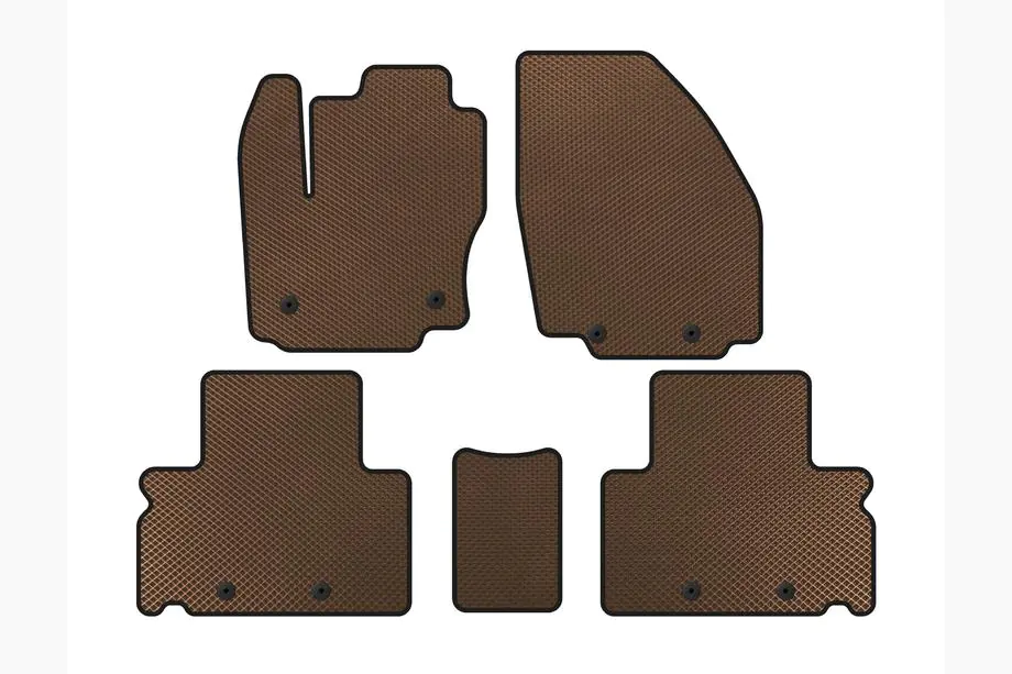 Ford S-Max 2007-2014 EVA Fußmatten (Braun) Image