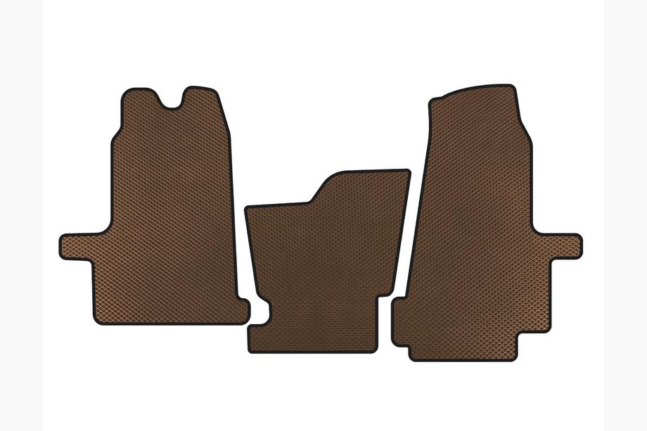 Ford Transit 2000–2014 EVA Fußmatten (2000-2006, Automatik, Braun) Image