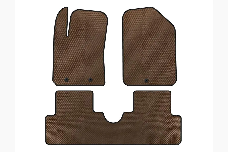 Hyundai I-10 2014-2017 EVA Fußmatten (HB, Braun) Image