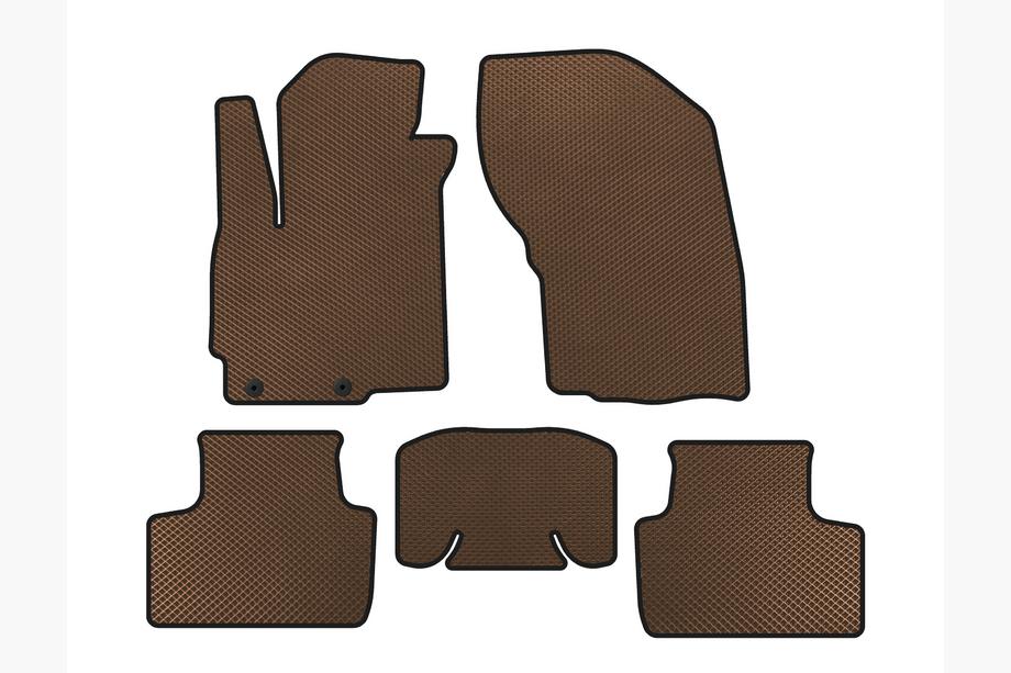 Mitsubishi ASX 2010-2023 EVA Fußmatten (2019-2023, Braun) Image