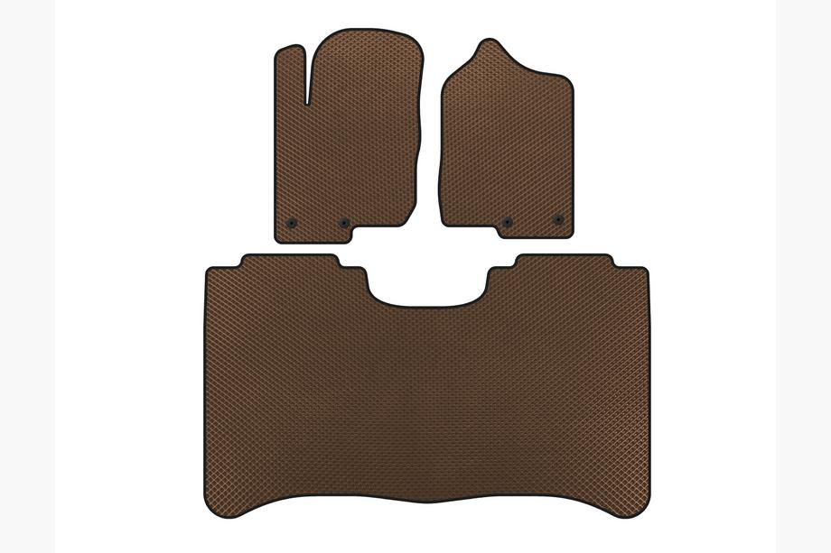 Nissan Titan 2004-2011 EVA Fußmatten (Braun) Image