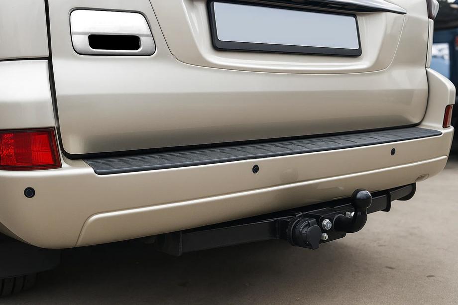 Toyota Land Cruiser Prado 120 2002-2009 Chrom Heckklappengriff Abdeckung (Edelstahl) OmsaLine - Italienischer Edelstahl Image