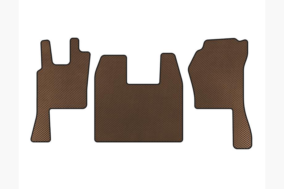 Scania P Series 2004-2017 EVA Fußmatten (Braun) Image