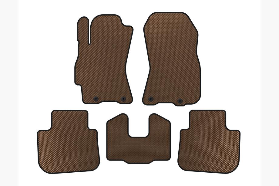 Subaru Outback 2009-2014 EVA Fußmatten (Braun) Image