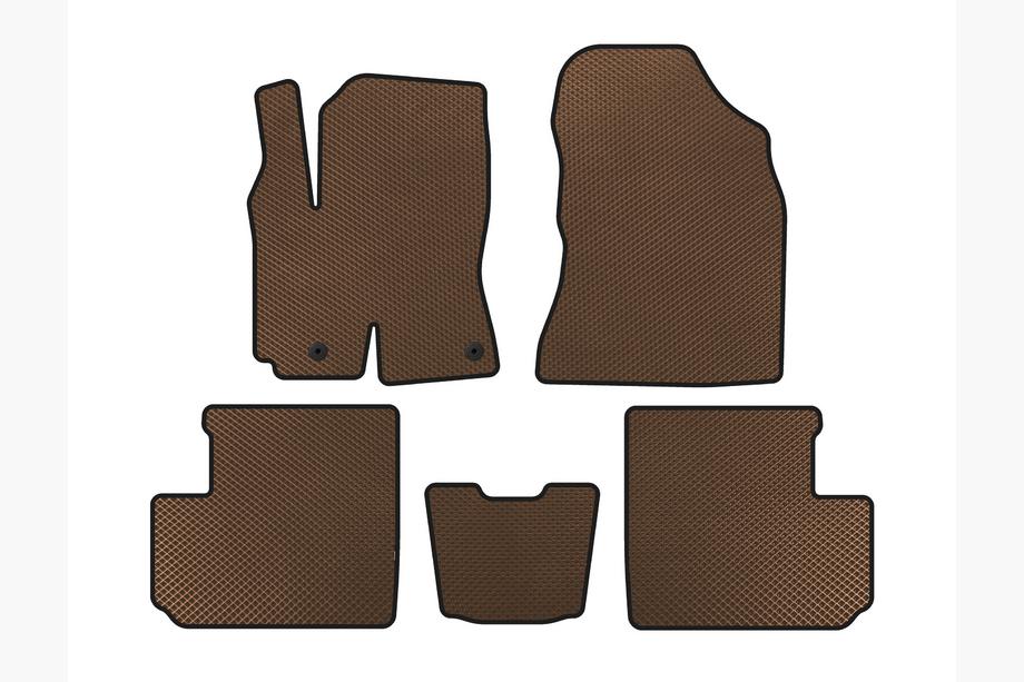 Toyota Rav 4 2001-2005 EVA Fußmatten (Braun) Image